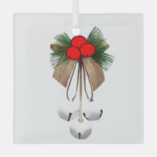 Holly And Jingle Bells Ornament
