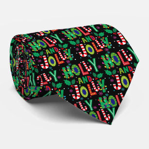 Holly and Jolly Christmas Tie