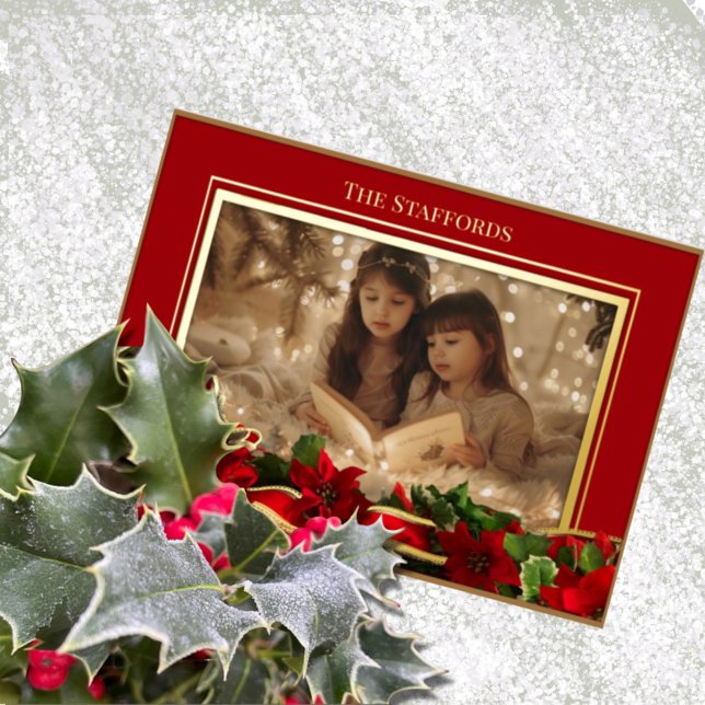 Holly and the Ivy Foil Holiday Card (Creator Uploaded)
