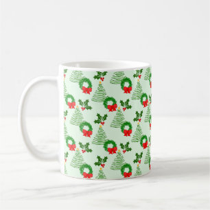 Holly and Trees and Wreaths, Oh My!  Coffee Mug