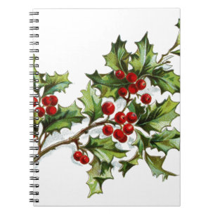Holly Berries 001 Notebook