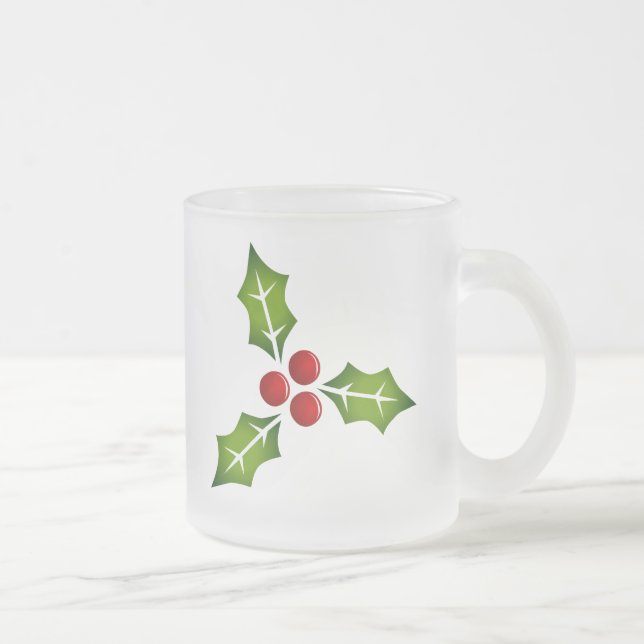 Holly Berries Christmas mug (Right)