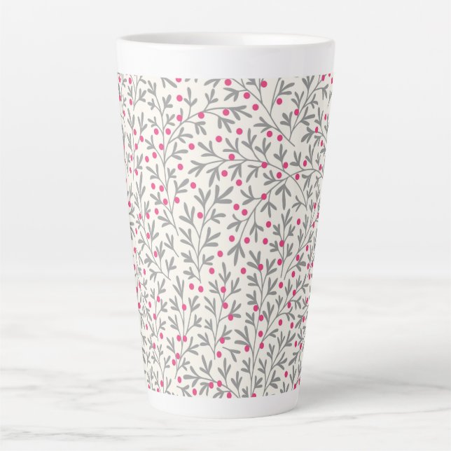 Holly berries latte mug (Front)