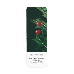 Holly Berries Personalised Christmas