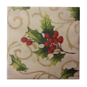 Holly Berries Tile