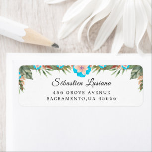 Holly Berry Christmas Holiday Return Address