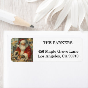 Holly Berry Christmas Holiday Return Address Label