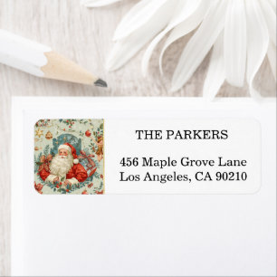 Holly Berry Christmas Holiday Return Address Label