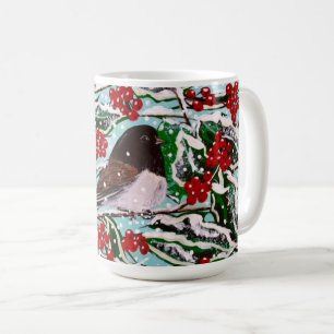 Holly Berry Junco Cup