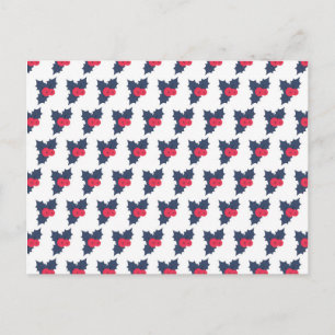 Holly Berry Merry Christmas Holiday Winter Xmas Postcard
