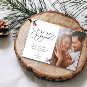 Holly Berry We're Engaged 1 Photo Holiday