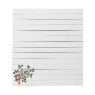 Holly Branch Notepad