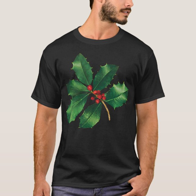 Holly Branch T-Shirt (Front)
