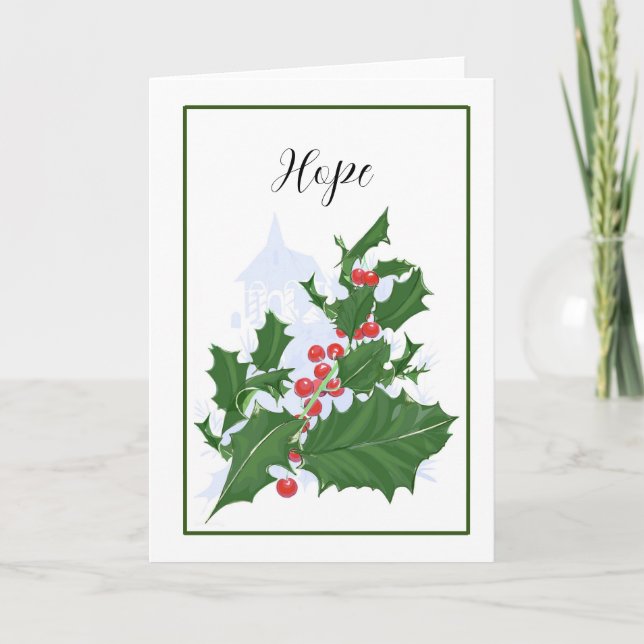 Holly card (Front)