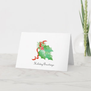 Holly Christmas Cards