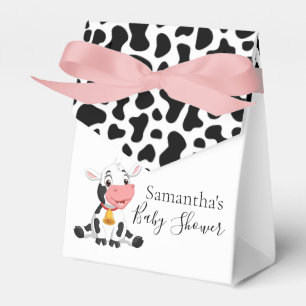 Holly Cow baby shower Favour Box