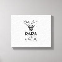 Holly Cow Papa Of The Birthday Boy Highland Cow 1s