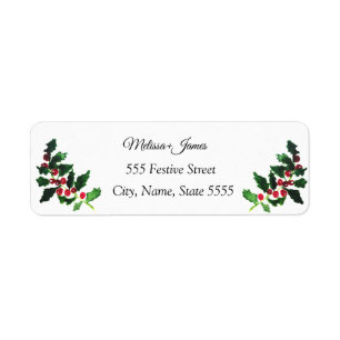 Holly Green Nature Christmas Festive Wedding