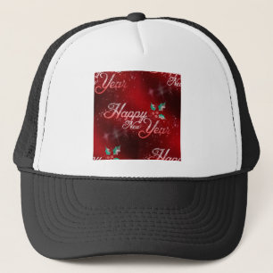 holly happy new year trucker hat