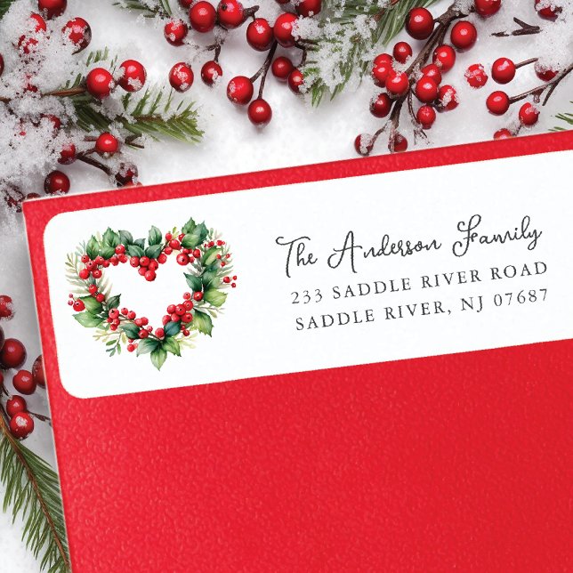 Holly Heart Wreath Holiday  (Creator Uploaded)