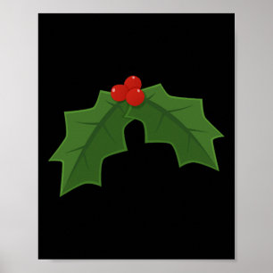 Holly - Holly And Berries Christmas Poster