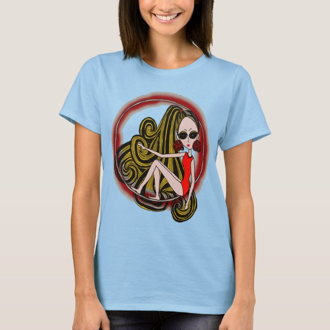 Holly in a Hoop T-Shirt (Front)