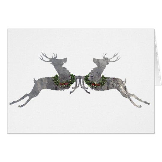 Holly & Ivy Reindeer Card