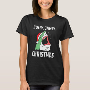Holly Jawly Christmas Christmas In July Shark T-Shirt