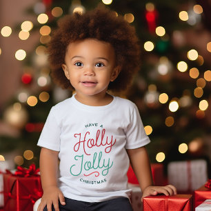 Holly Jolly Christmas Baby T-Shirt