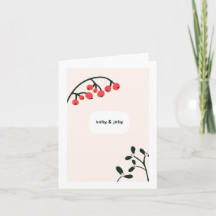 Holly Jolly Christmas Card