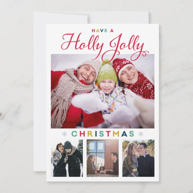 Holly Jolly Christmas Card (Front)