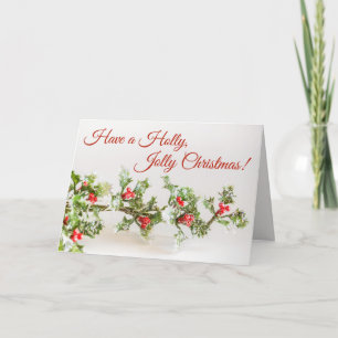 Holly, Jolly Christmas Card