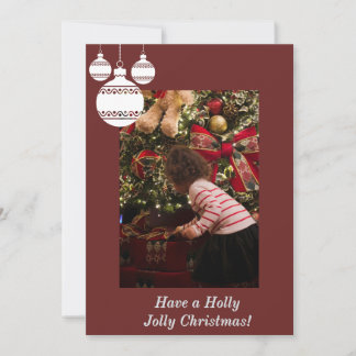 Holly, Jolly Christmas card
