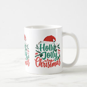 Holly Jolly Christmas Classic Mug - 11 oz