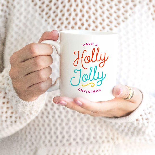 Holly Jolly Christmas Coffee Mug (Creator Uploaded)