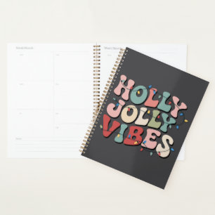 Holly Jolly Christmas Gift Family Xmas Holiday Planner