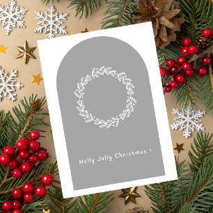 Holly Jolly Christmas Greeting Card