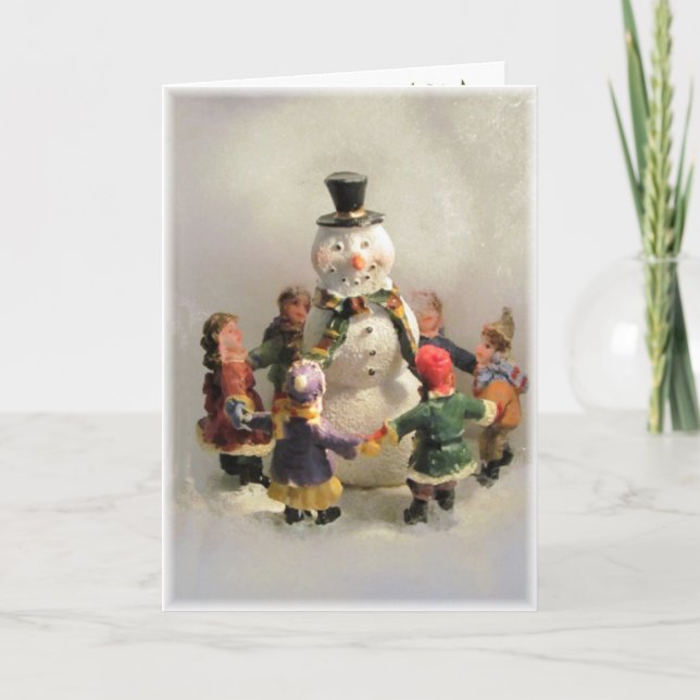 Holly Jolly Christmas Holiday Card (Front)