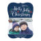 Holly Jolly Christmas Navy Blue Photo