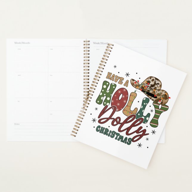 Holly Jolly Christmas Planner (Display)