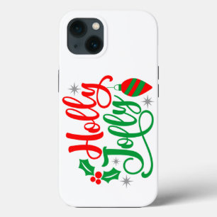 Holly Jolly Christmas Song iPhone 13 Case