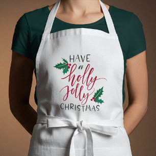 Holly Jolly Christmas Standard Apron