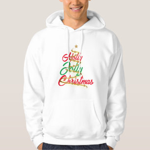 Holly Jolly Christmas Unisex Hoodie Sweatshirt