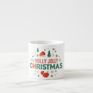 Holly Jolly Espresso Mugs  