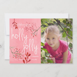 Holly Jolly Holiday Photo Card