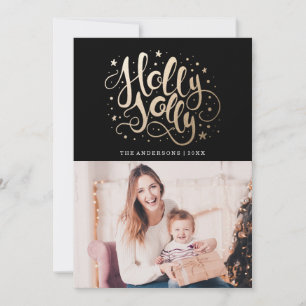 Holly Jolly Holiday Photo Card