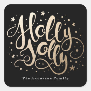 Holly Jolly Holiday Stickers