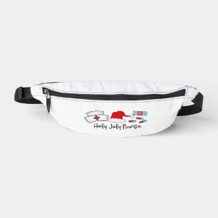 Holly Jolly Nurse, Halloween Classic T-Shirt Bum Bags