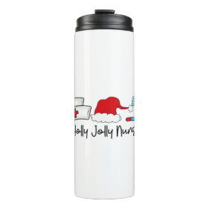 Holly Jolly Nurse, Halloween Classic T-Shirt Thermal Tumbler