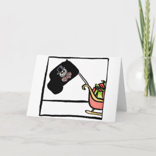 Holly Jolly Roger Christmas Card